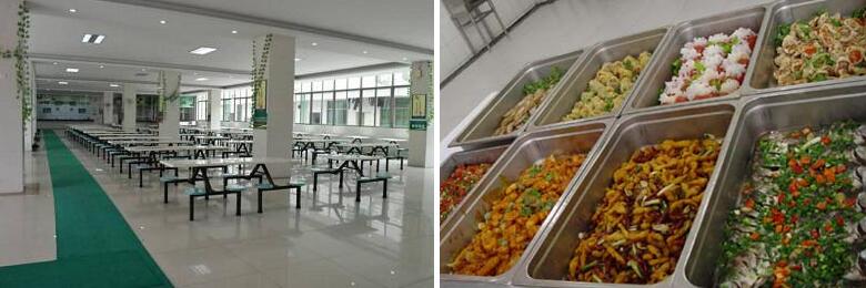 富隆祥電子公司食堂就餐現場(chǎng)
